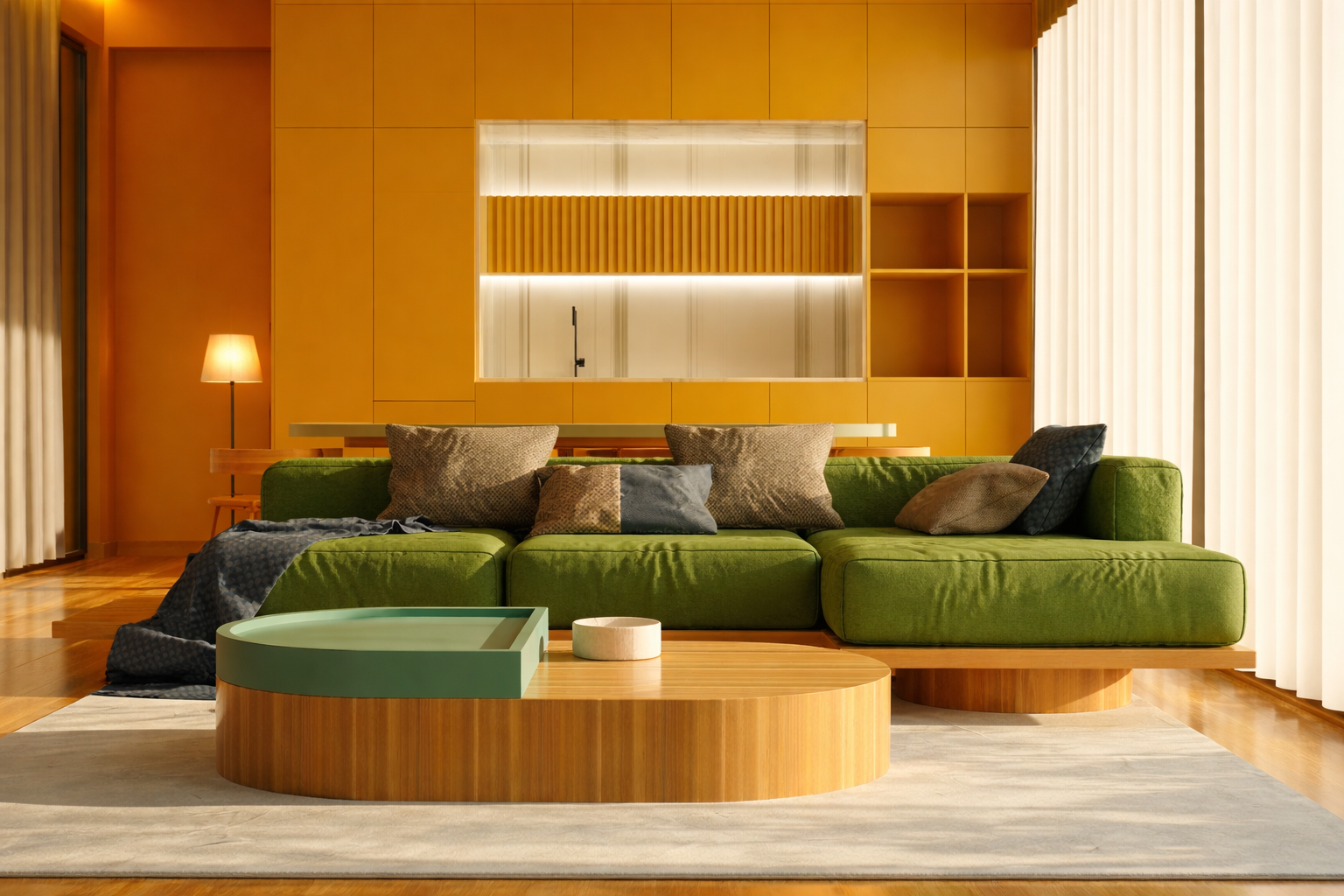 La psicología del color en espacios comunes